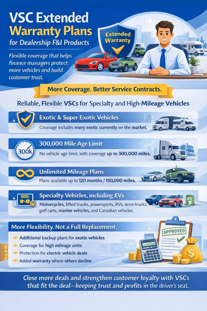 Extended Warranty Plans for Dealerships